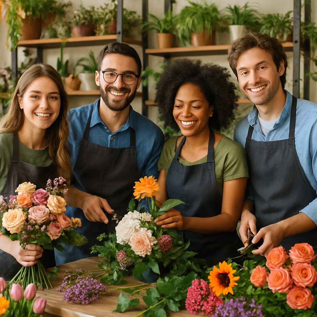 Our dedicated flower team