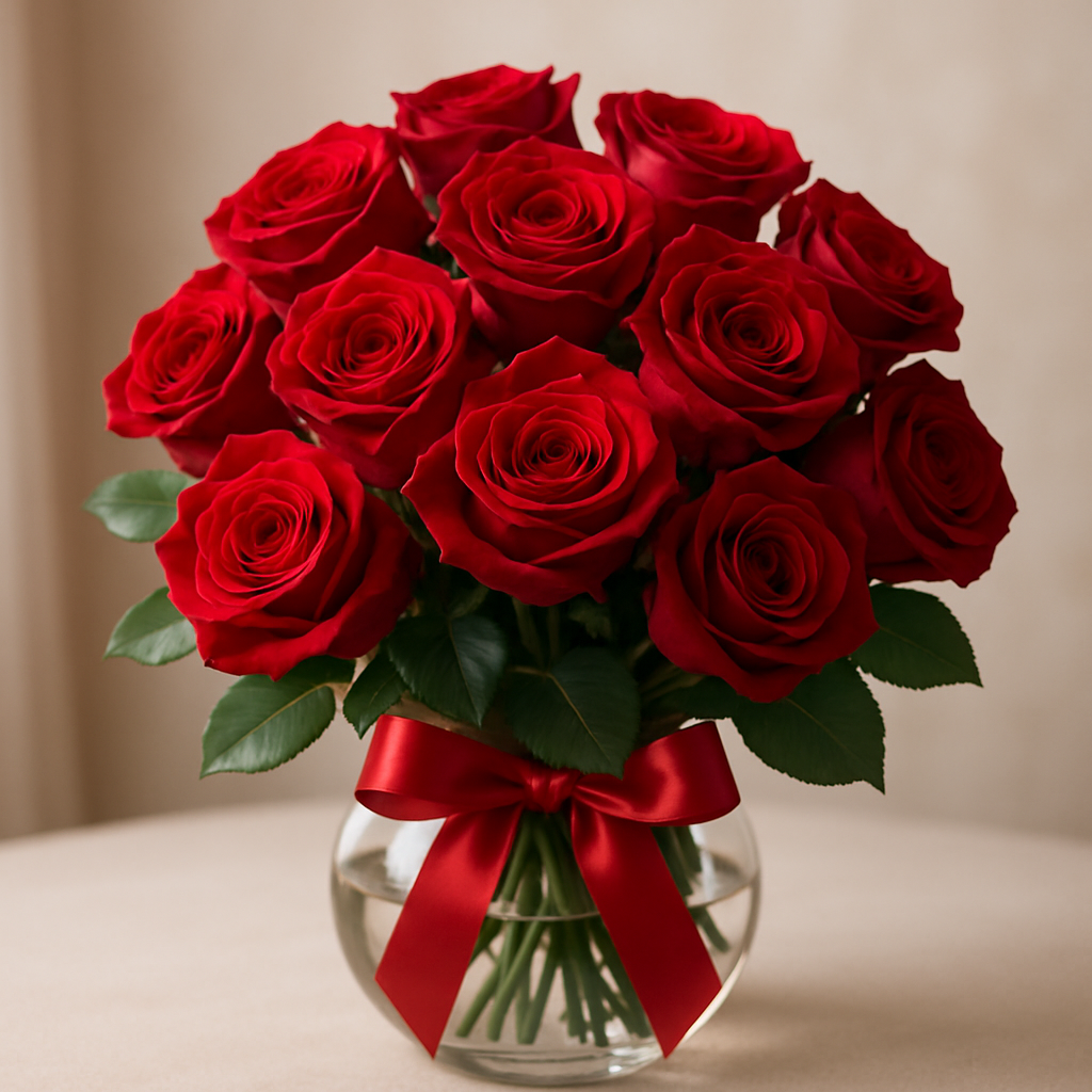 Bouquet di rose rosse